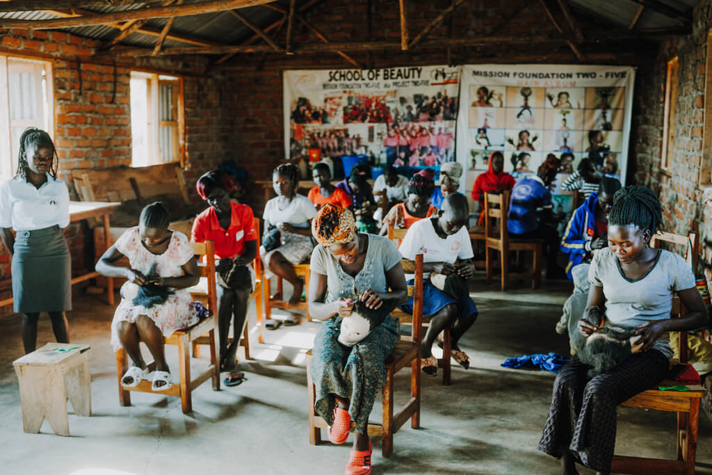 Ausbildung im Rhino Camp